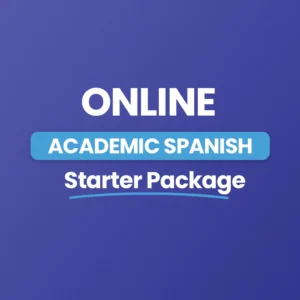 Online Academic Spanish Starter Package