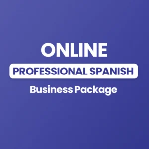 Online Professional Spanish Business Package