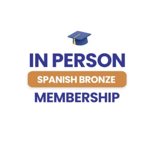 In Person Spanish Bronze Membership