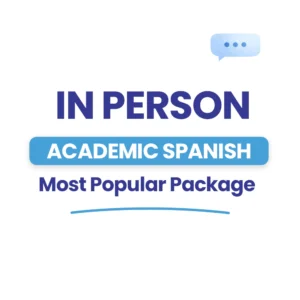 In Person Academic Spanish Most Popular Package